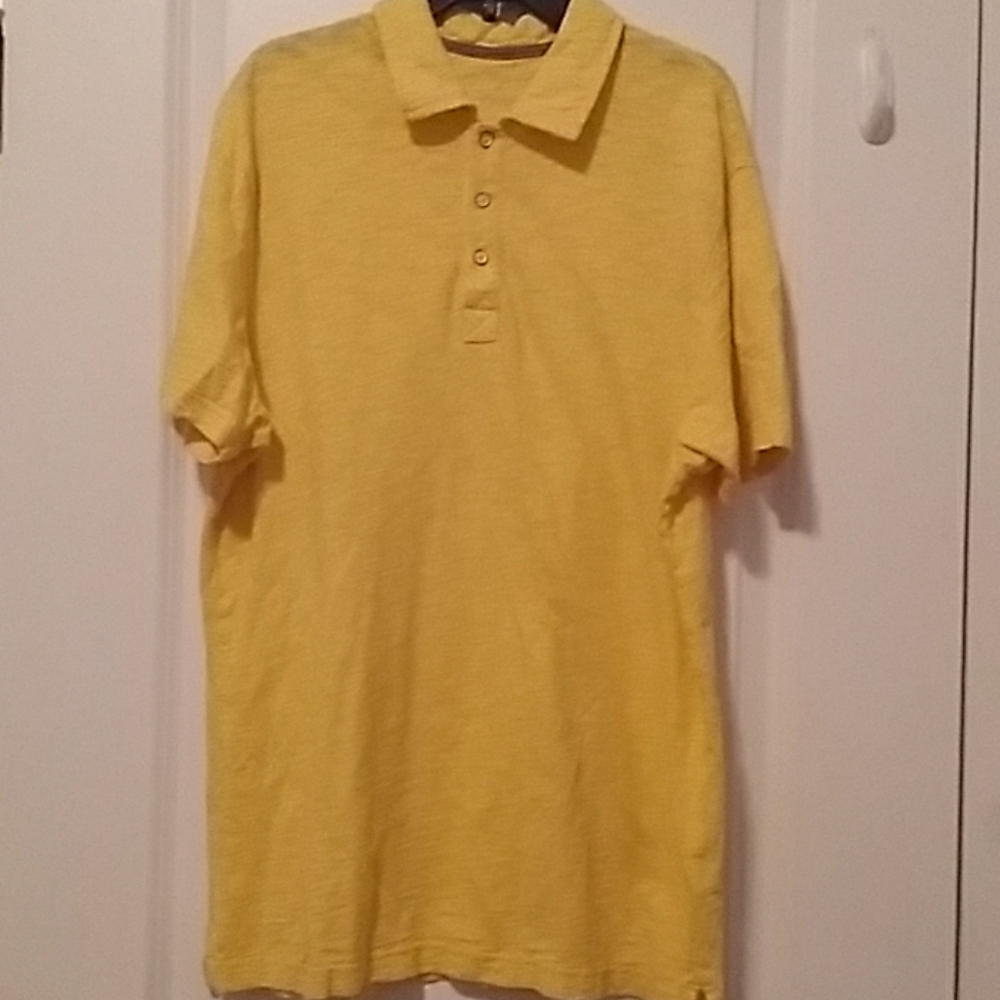 Men Shirt Madison Yellow. Size M